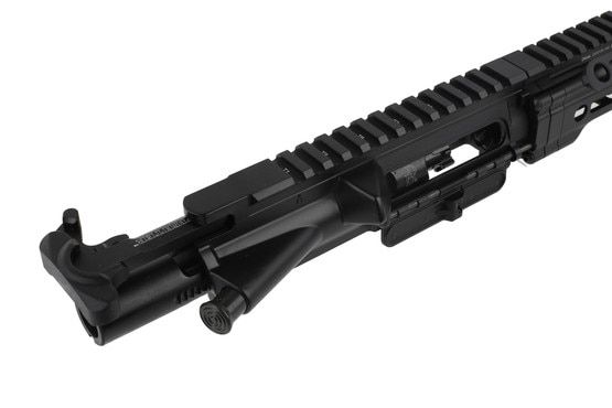 The Daniel Defense M4v7 Pro AR upper receiver group comes with a bcm gunfighter charging handle